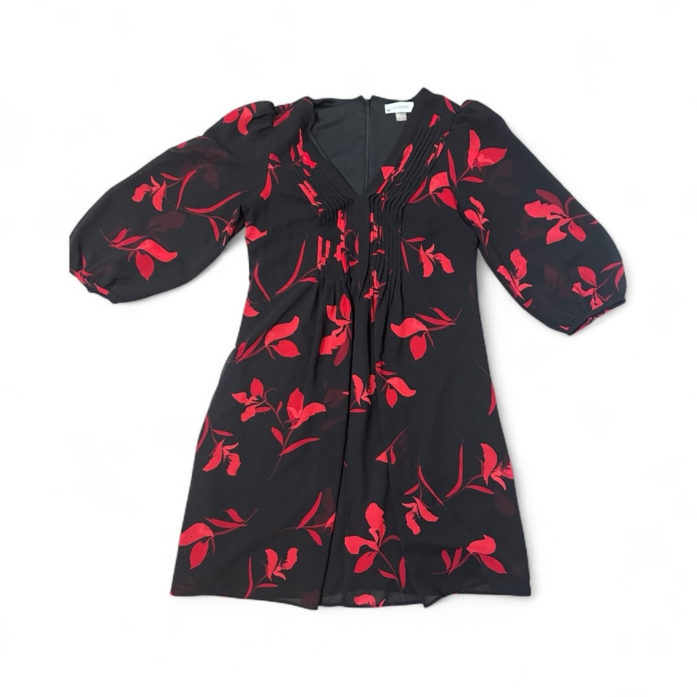 Calvin Klein Collection Black and Red Mini Dress